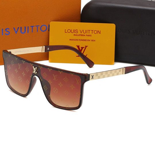 LV - Gafas de sol unisex con marca de agua