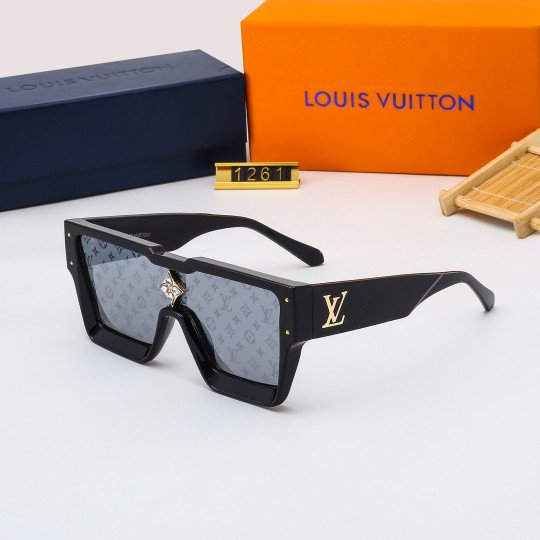 LV - Gafas unisex con montura grande y estilo cool