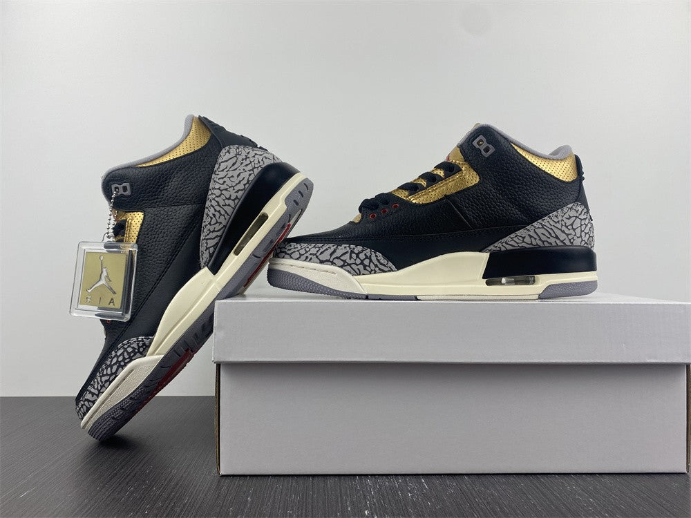 JORDAN - AJ3 3 MUJER “Oro negro” 