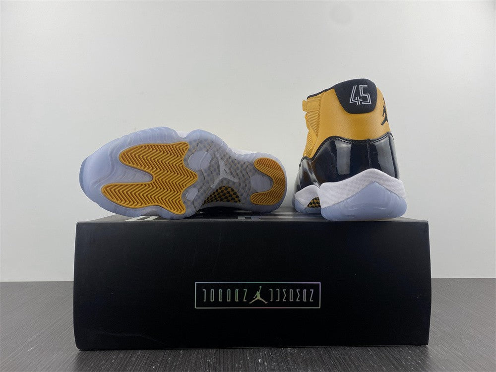 Air Jordan 11 Retro « Noir Jaune » 