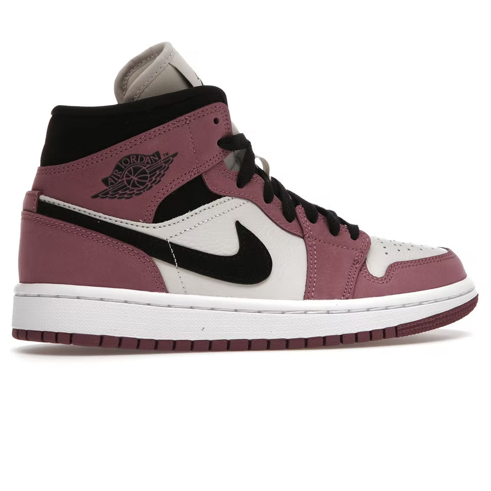 AIR JORDAN 1 MID SE ROSA BERRY (MUJER) 