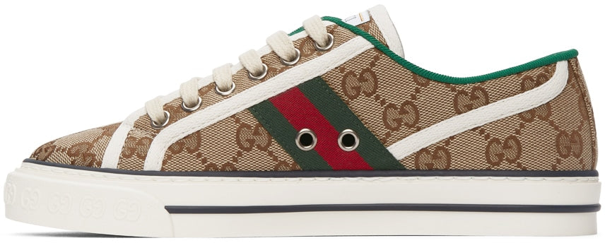 Zapatillas deportivas GG Supreme 'Gucci Tennis 1977' en color beige 