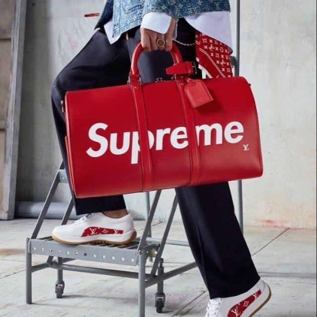 LOUIS VUITTON X SUPREME - SAC DE VOYAGE 